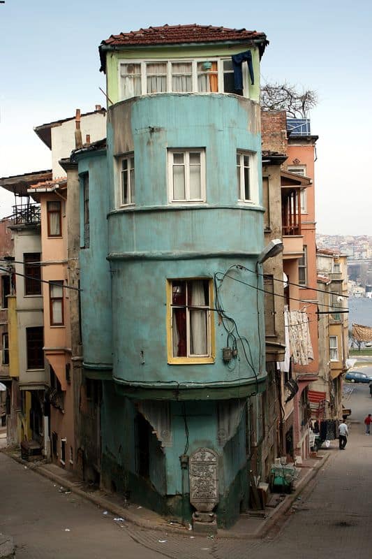Surreal building, Istanbul, Turkey