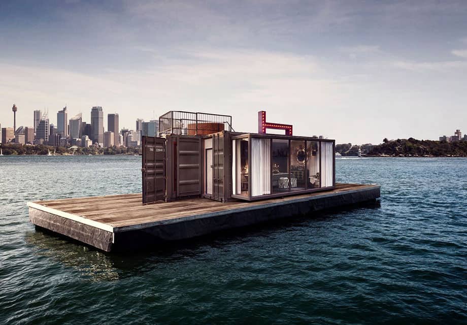 Spontaneity Suite floating in Sydney bay area