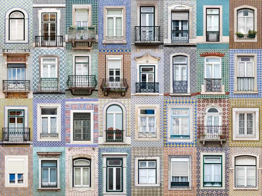 Windows of Lisbon, Portugal