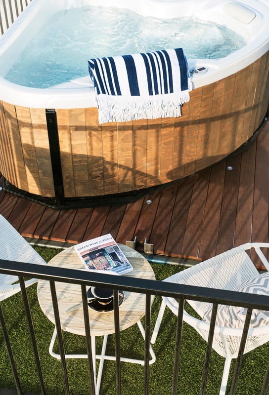 ...with jacuzzi on top of it