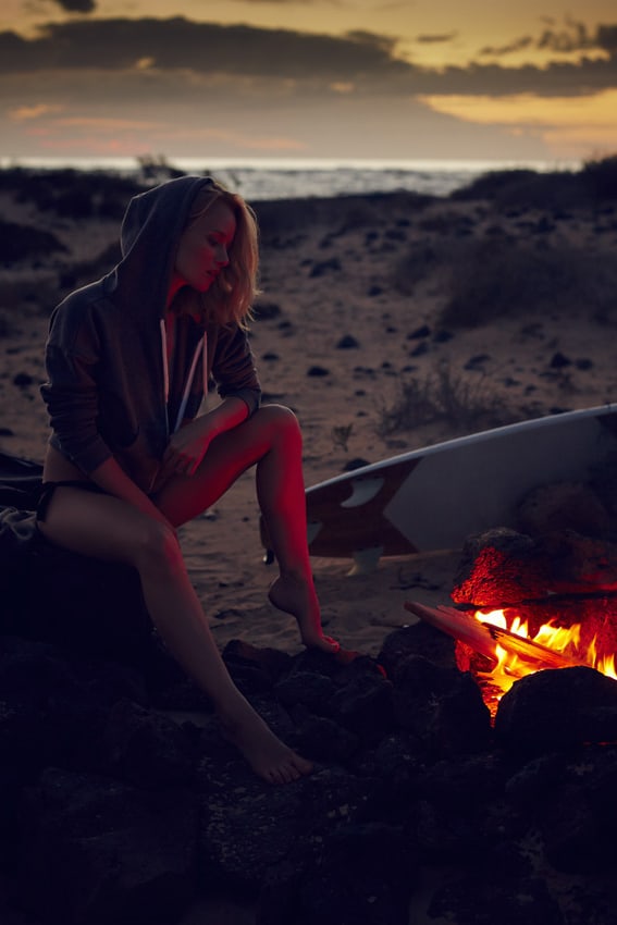 Camp fire girl