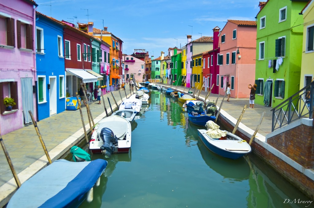 Burano, not as famous as its big sister island - Venice, but surely as beautiful.