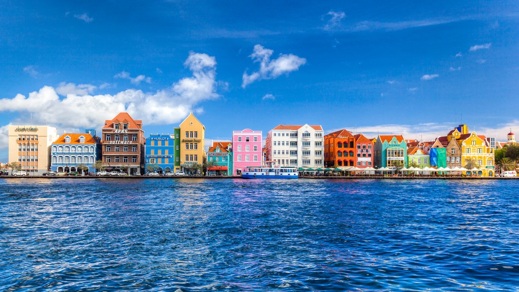 Another paradise destination that will charm you with its multicolored houses - Willemstad, the capital city of Curacao.
