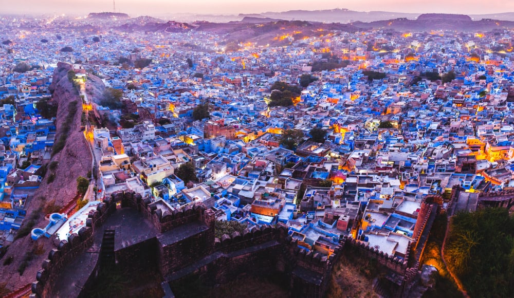 Yet another blue city, but this time in India, called Jodhpur