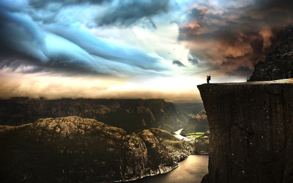 Beside what's pictured here, Lysefjord offers more picturesque spots like waterfalls and idyllic islands.