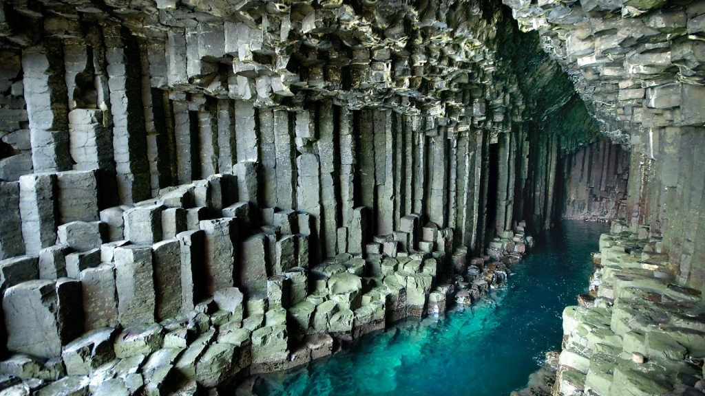 Inside Fingal’s Cave, Staffa, Scotland