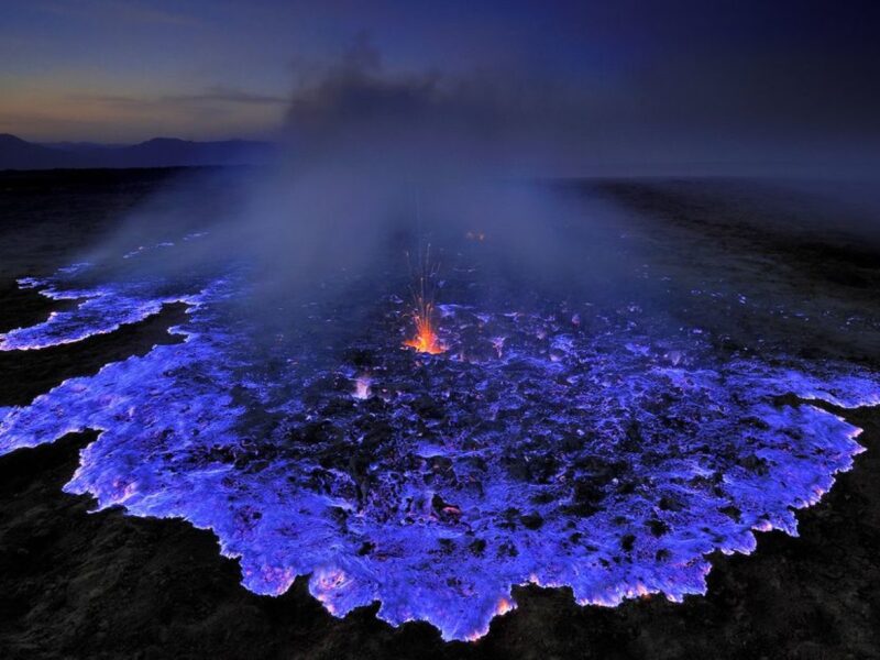 Electric-Blue Lava