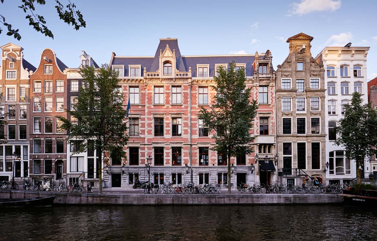 In Amsterdam, on a canal, of course