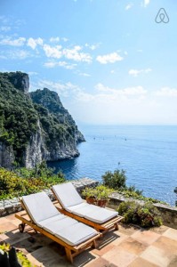 Villa Luisa sunbeds with a view
