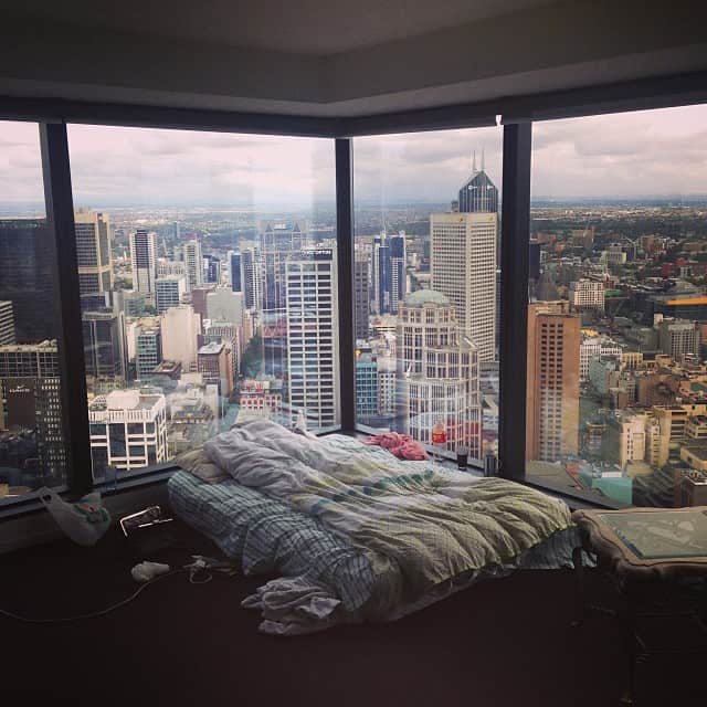 I'd rather sleep here