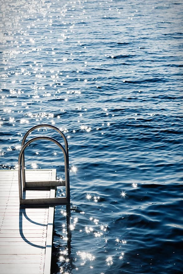 Whenever you're ready for a swim