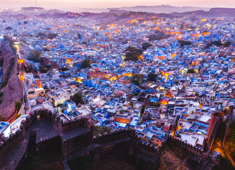 City Of Love Painting In Blue City Of Love Painting In Blue