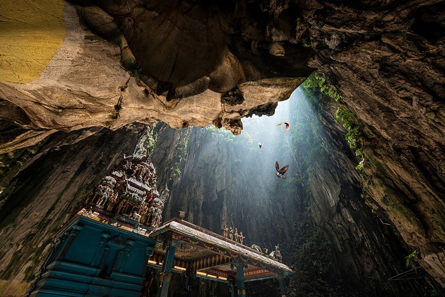 Inside Batu Caves. Photo by Danny Xeero