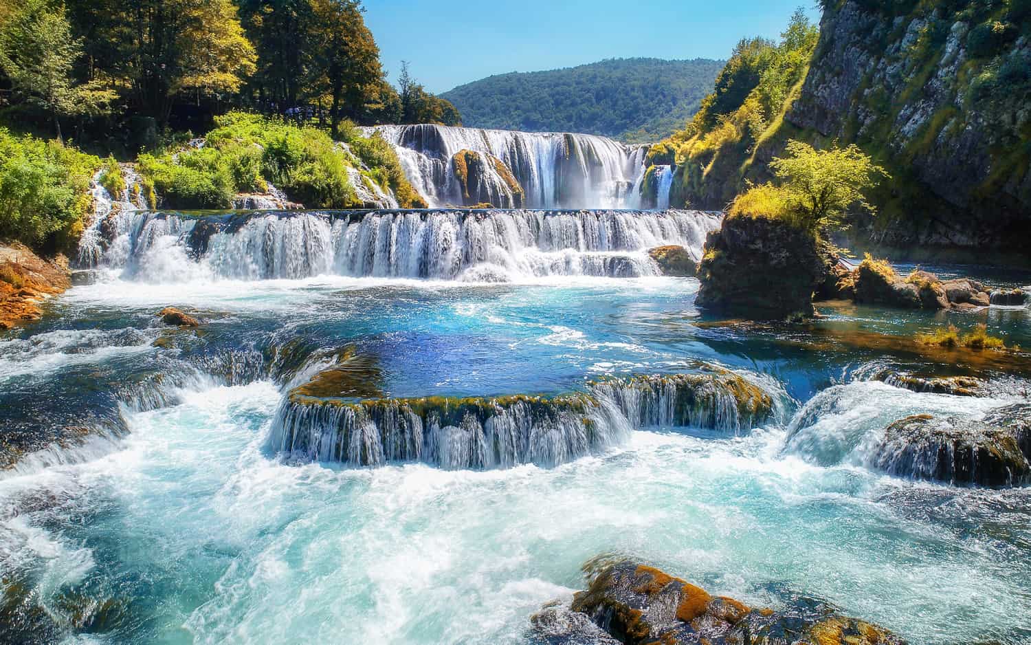Strbacki Buk Waterfall