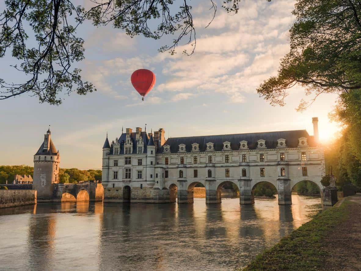 Loire Valley hot air balloon