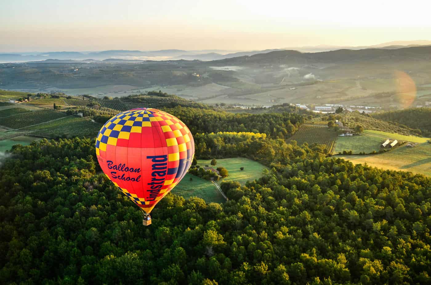 Tuscany hot air balloons